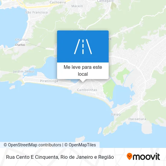 Rua Cento E Cinquenta mapa