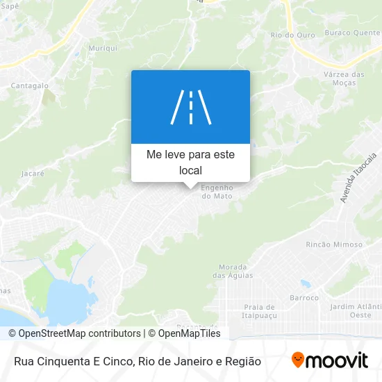 Rua Cinquenta E Cinco mapa