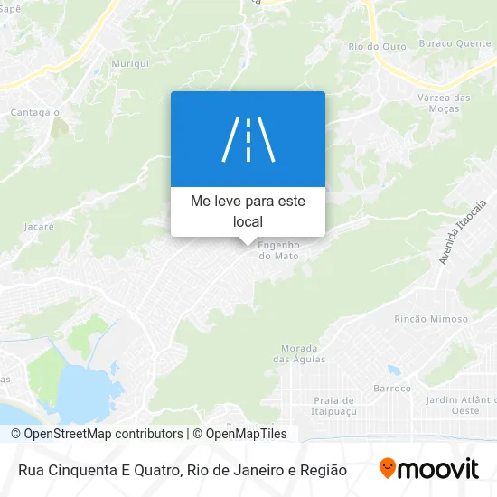 Rua Cinquenta E Quatro mapa