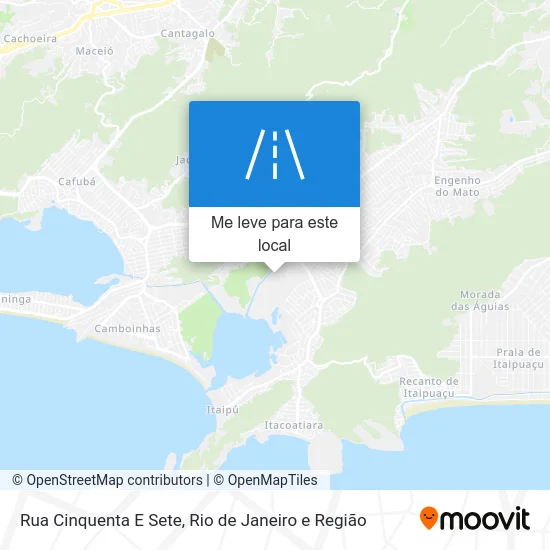 Rua Cinquenta E Sete mapa