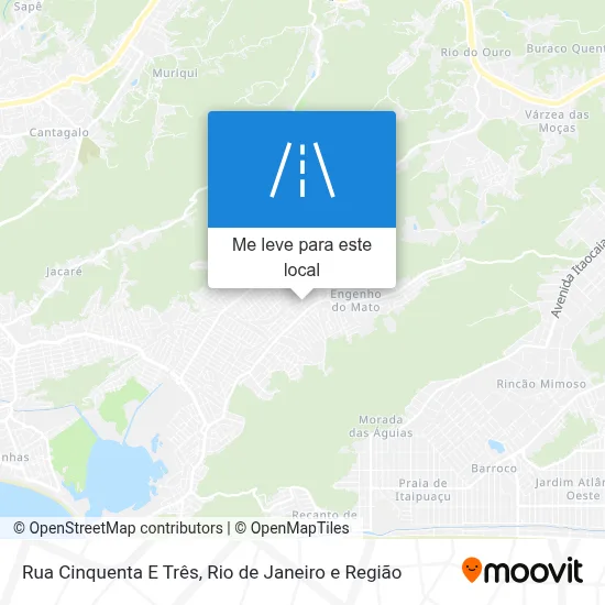 Rua Cinquenta E Três mapa