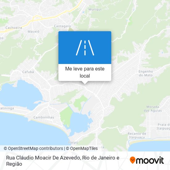 Rua Cláudio Moacir De Azevedo mapa