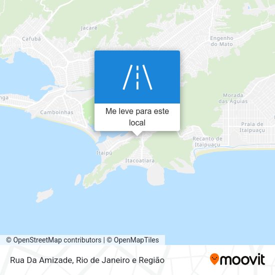 Rua Da Amizade mapa