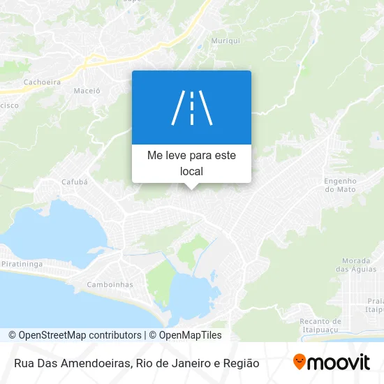 Rua Das Amendoeiras mapa