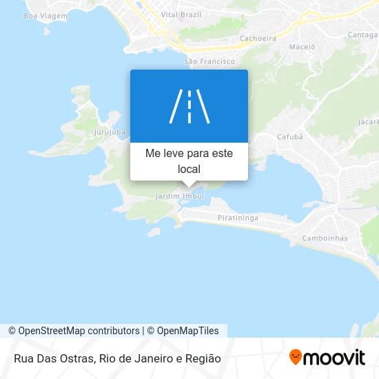 Rua Das Ostras mapa