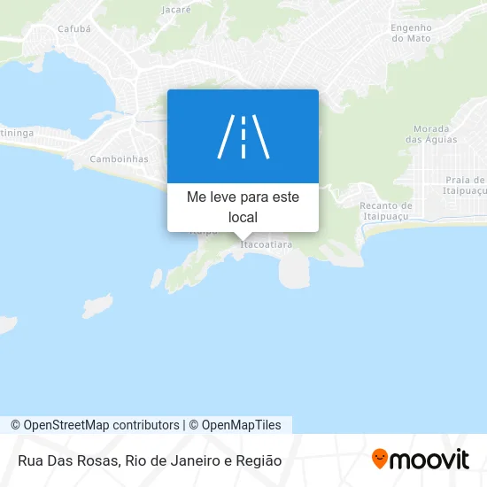 Rua Das Rosas mapa