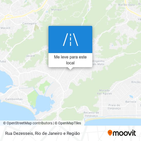 Rua Dezesseis mapa