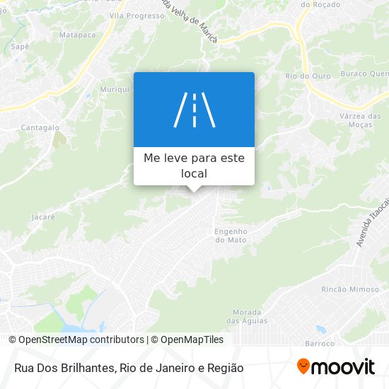 Rua Dos Brilhantes mapa