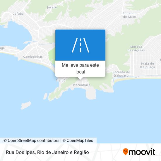 Rua Dos Ipês mapa