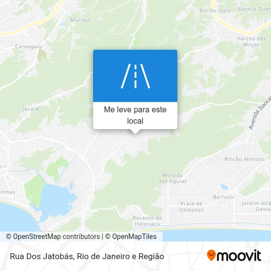 Rua Dos Jatobás mapa