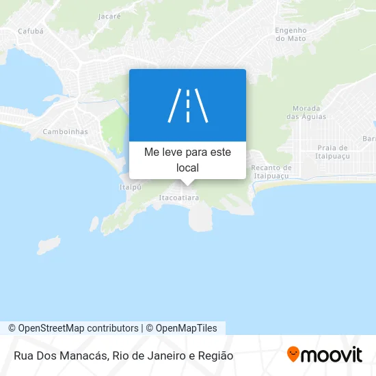 Rua Dos Manacás mapa