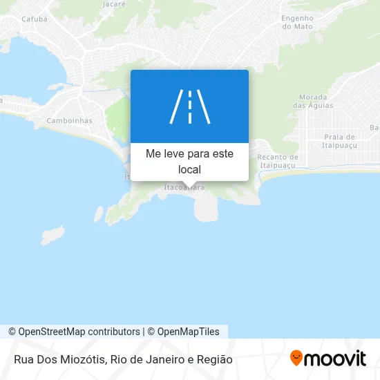 Rua Dos Miozótis mapa