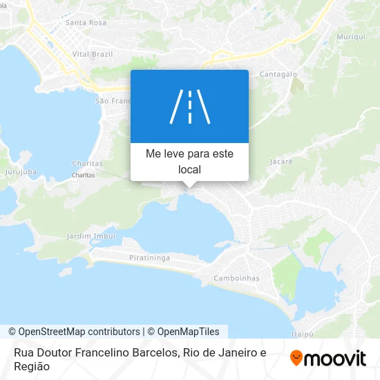Rua Doutor Francelino Barcelos mapa