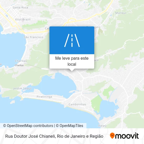 Rua Doutor José Chianeli mapa