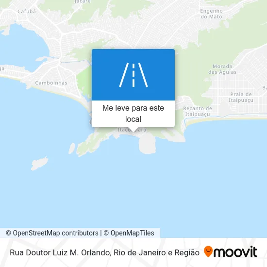 Rua Doutor Luiz M. Orlando mapa