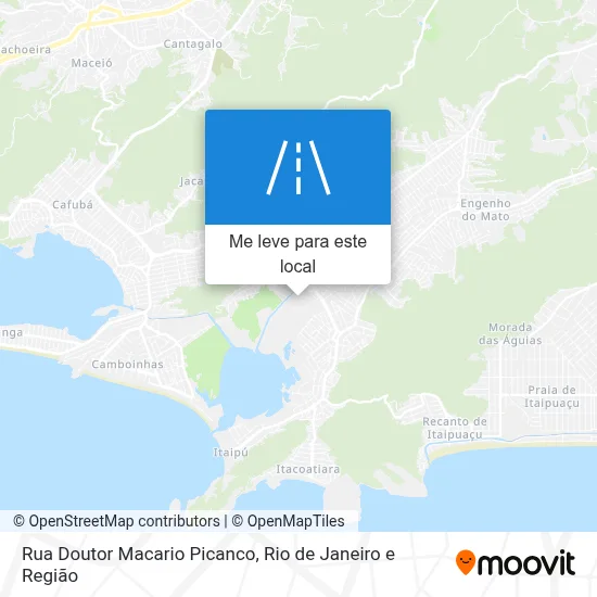 Rua Doutor Macario Picanco mapa
