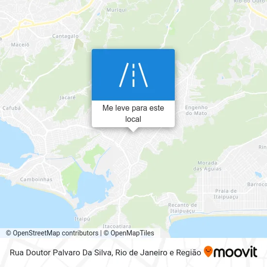 Rua Doutor Palvaro Da Silva mapa