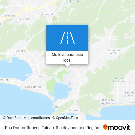 Rua Doutor Rubens Falcao mapa