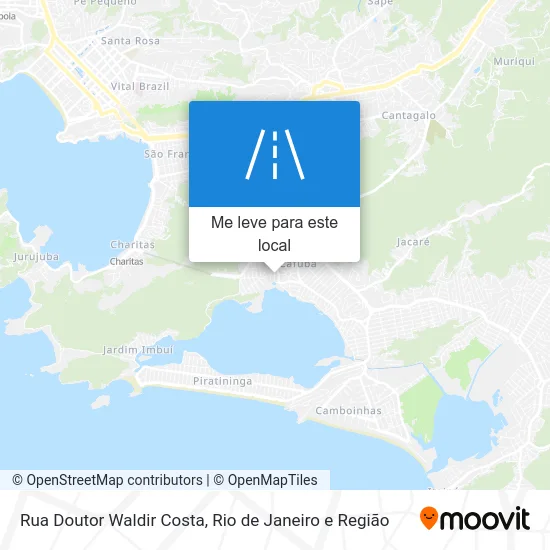 Rua Doutor Waldir Costa mapa