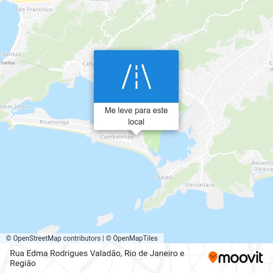 Rua Edma Rodrigues Valadão mapa