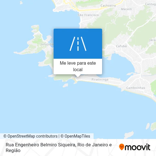 Rua Engenheiro Belmiro Siqueira mapa