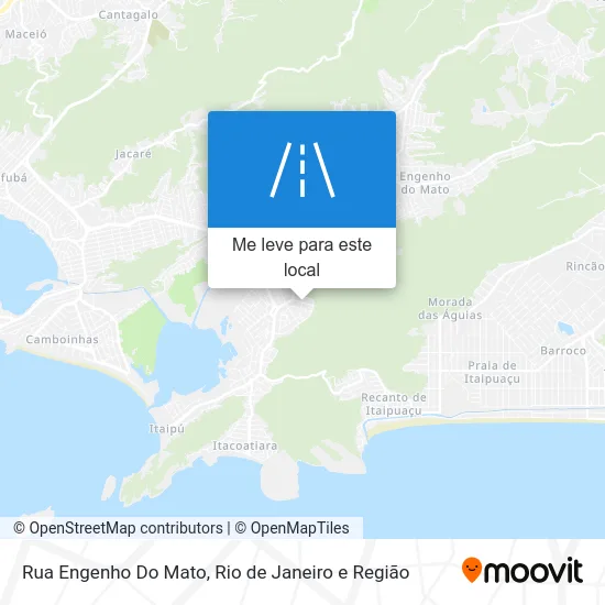 Rua Engenho Do Mato mapa