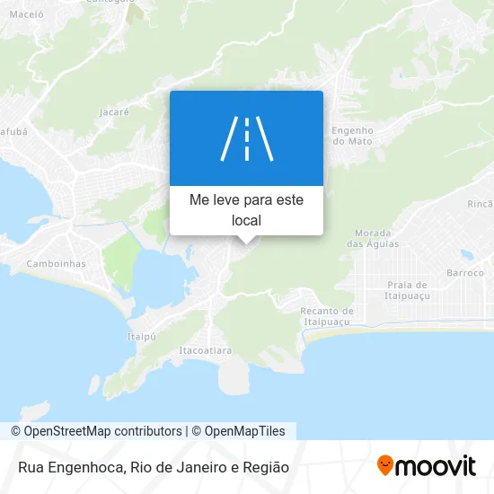 Rua Engenhoca mapa