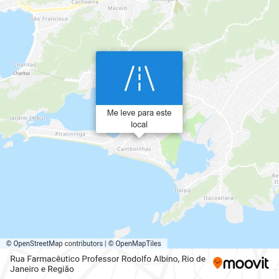Rua Farmacêutico Professor Rodolfo Albino mapa
