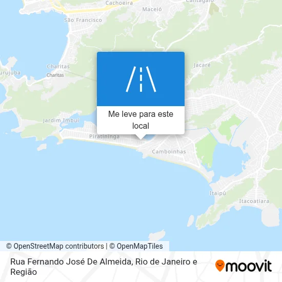 Rua Fernando José De Almeida mapa