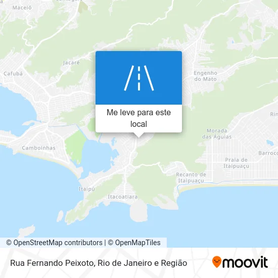 Rua Fernando Peixoto mapa