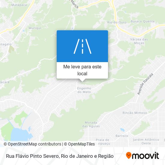 Rua Flávio Pinto Severo mapa