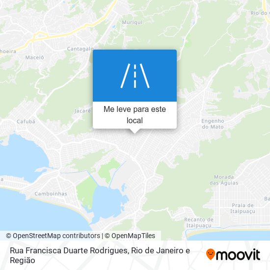 Rua Francisca Duarte Rodrigues mapa