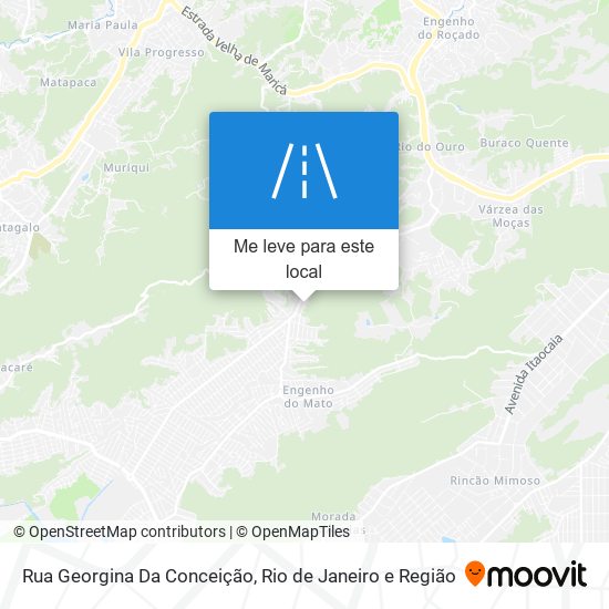 Rua Georgina Da Conceição mapa