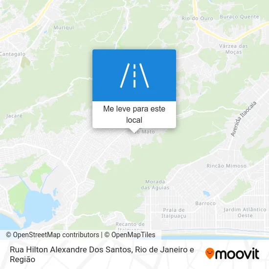 Rua Hilton Alexandre Dos Santos mapa