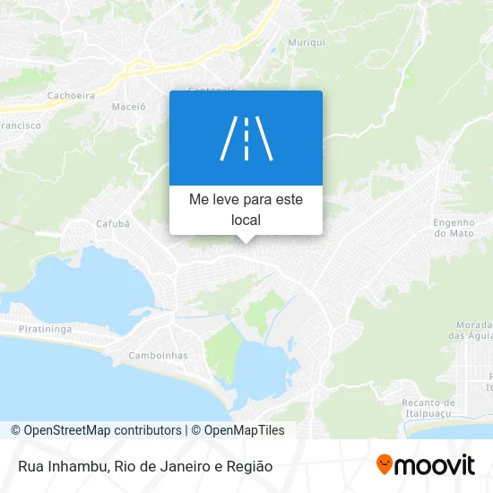 Rua Inhambu mapa