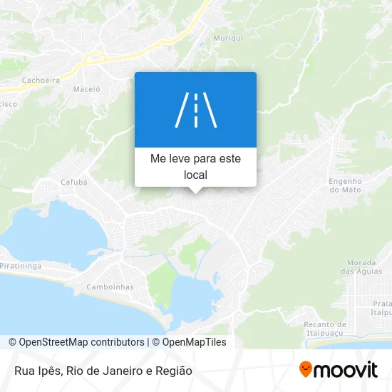 Rua Ipês mapa