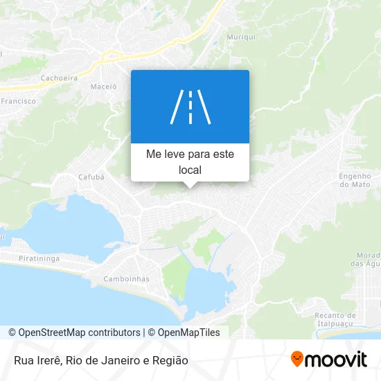 Rua Irerê mapa