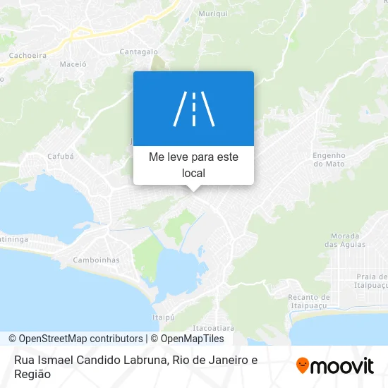 Rua Ismael Candido Labruna mapa