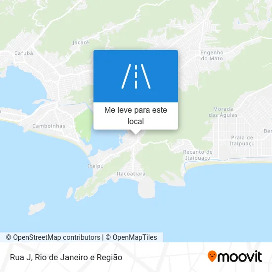 Rua J mapa