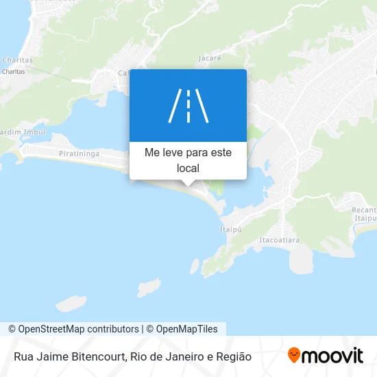 Rua Jaime Bitencourt mapa