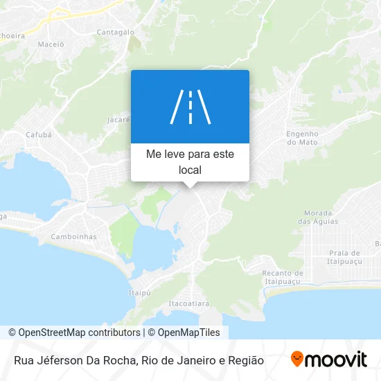 Rua Jéferson Da Rocha mapa
