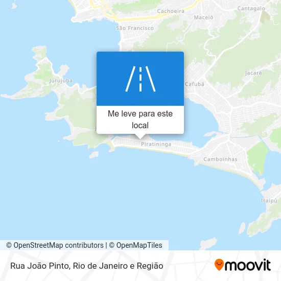 Rua João Pinto mapa