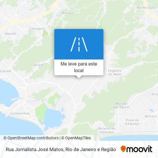 Rua Jornalista José Matos mapa