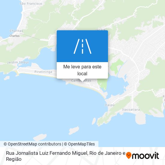 Rua Jornalista Luiz Fernando Miguel mapa