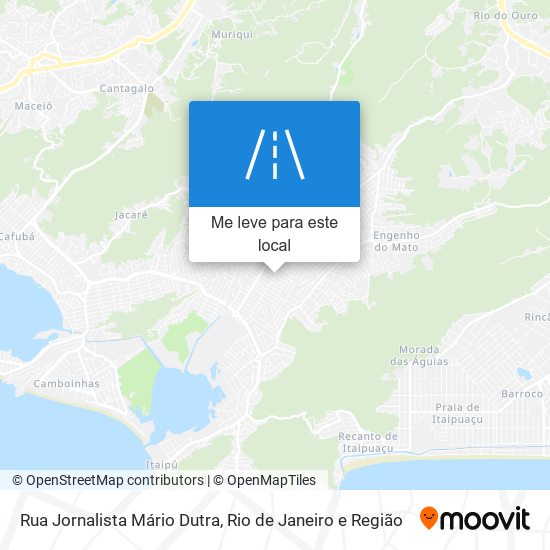 Rua Jornalista Mário Dutra mapa