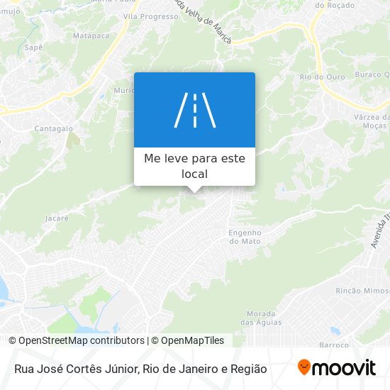 Rua José Cortês Júnior mapa