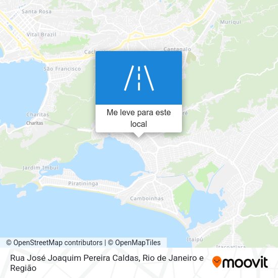 Rua José Joaquim Pereira Caldas mapa