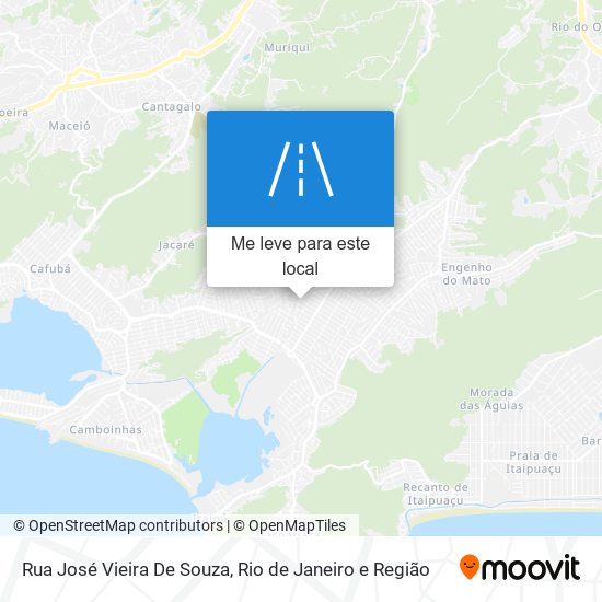 Rua José Vieira De Souza mapa