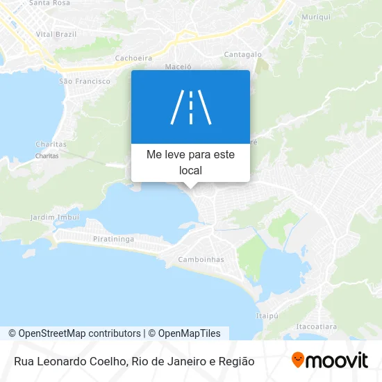 Rua Leonardo Coelho mapa