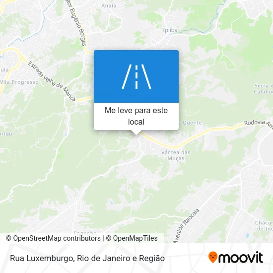 Rua Luxemburgo mapa